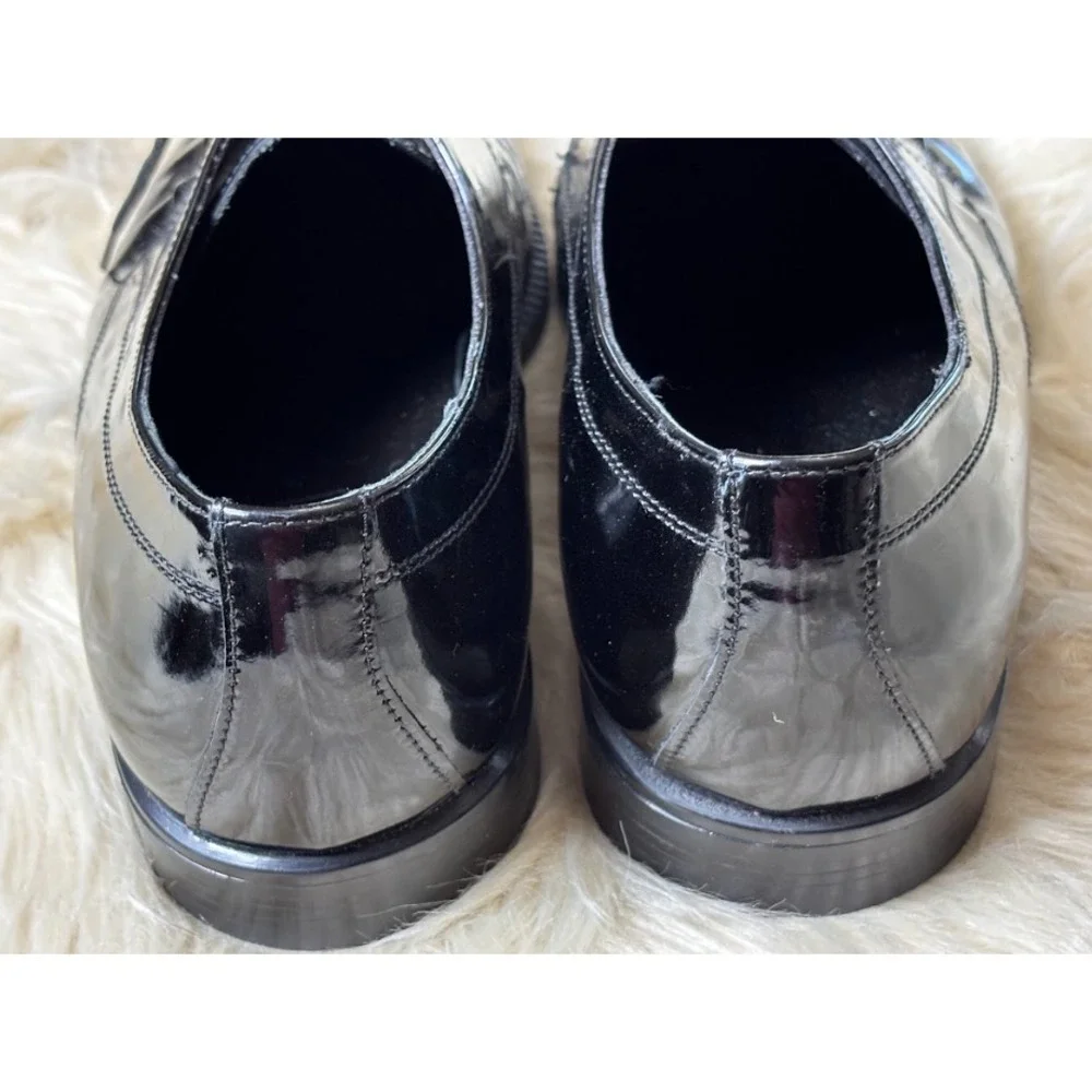 Adolfo black leather